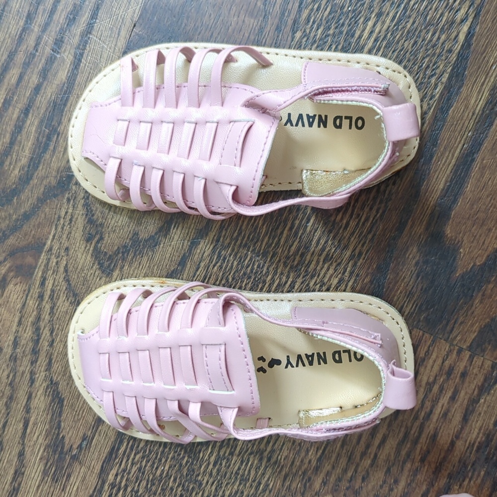 Old Navy Baby Pink Gladiator Sandals